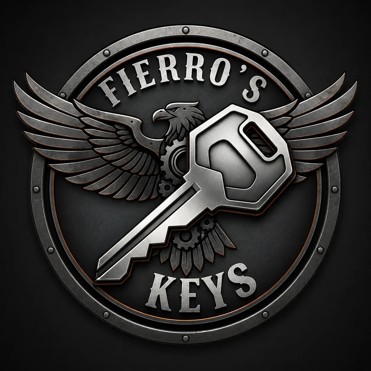 Logo de Fierro's Keys - cerrajería automotor